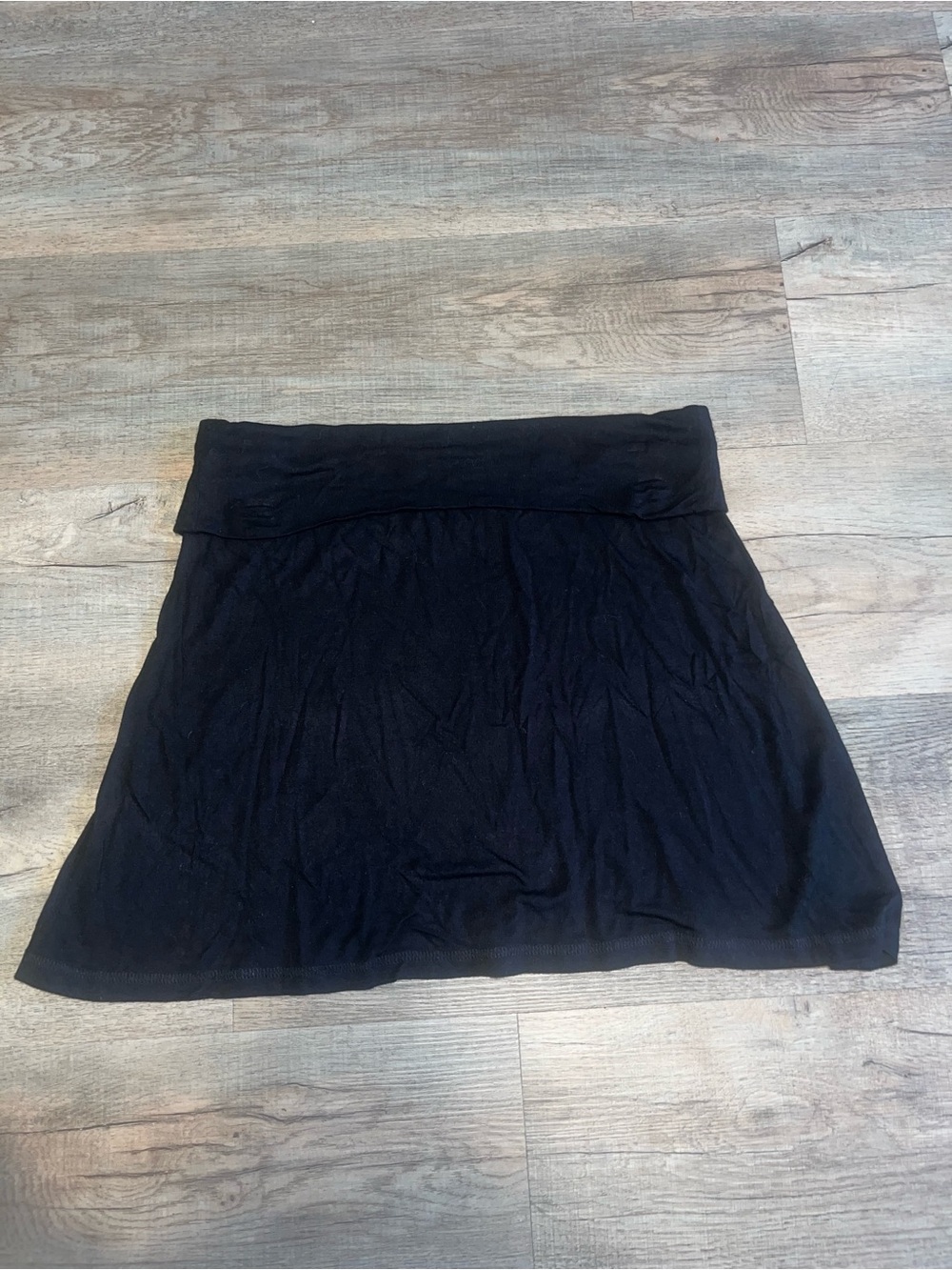 Bobbie Brooks Soft Black A-Line Mini Skirt Like New size S